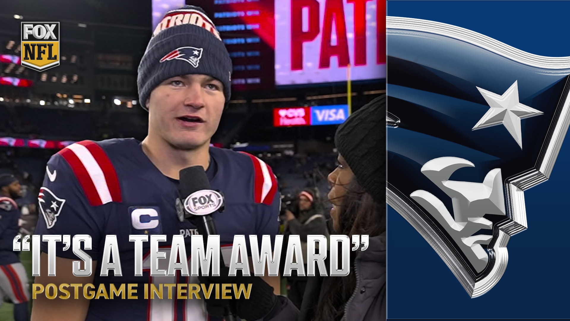 Drake Maye on potentially winning the AP NFL MVP Award: 'It's a Team award' | NFL on FOX