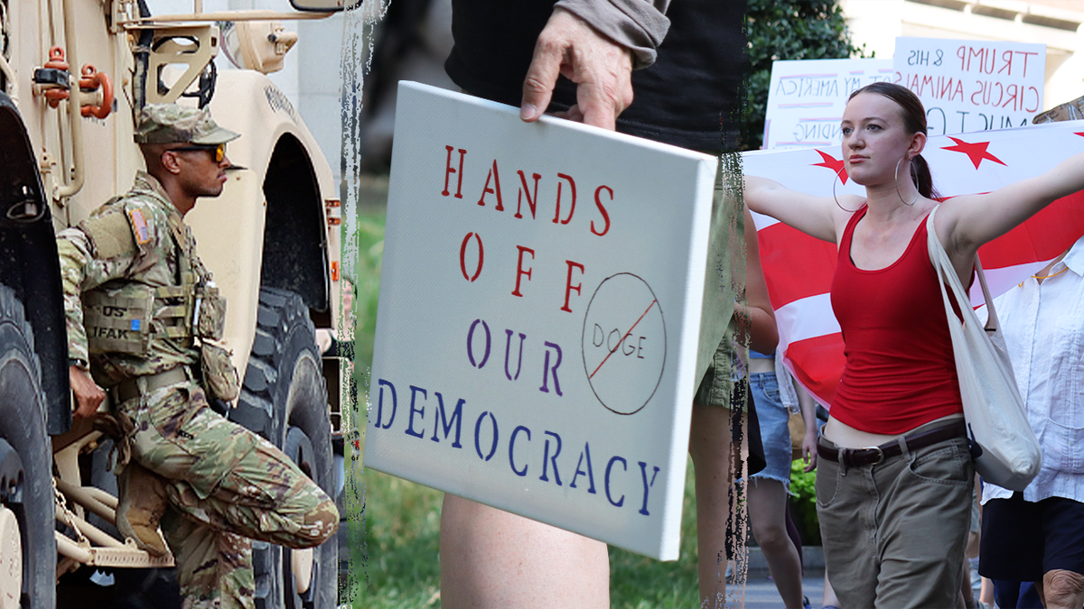 Through the lens of Trump’s DC takeover: See how left-wing protesters mobilized against National Guard