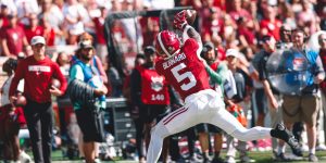 Tide wide receiver Germie Bernard opens up about his faith, selection of bible verses on eyeblack