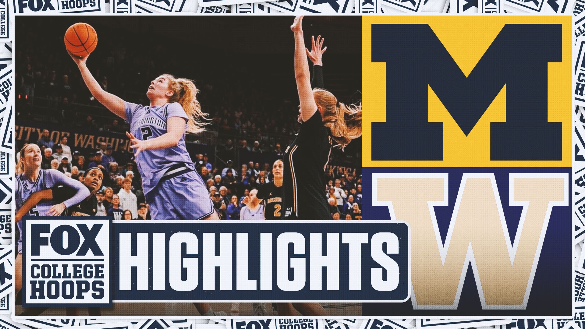 No. 6 Michigan Wolverines vs. Washington Huskies Highlights 🏀 FOX College Hoops
