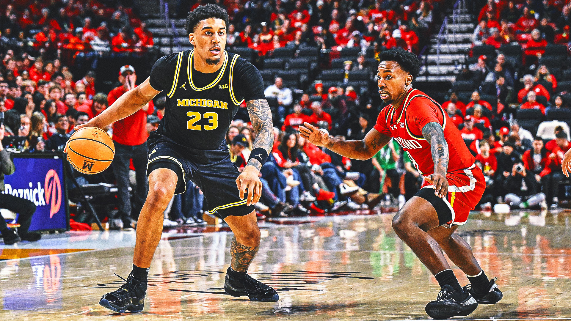 Yaxel Lendeborg's Big Game Helps No. 2 Michigan Stay Unbeaten In Win vs. Maryland