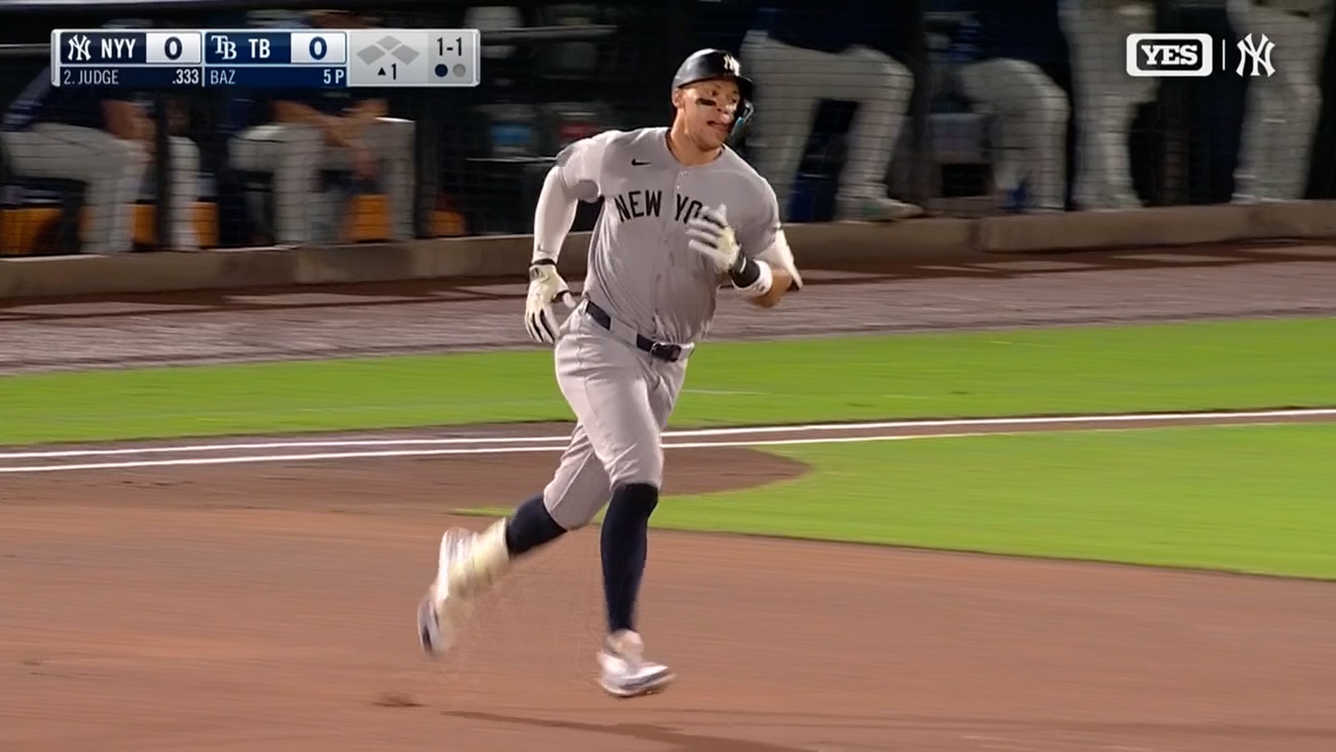 Aaron Judge, Cody Bellinger &amp; Giancarlo Stanton homer in succession to give Yankees 3-0 lead over Rays