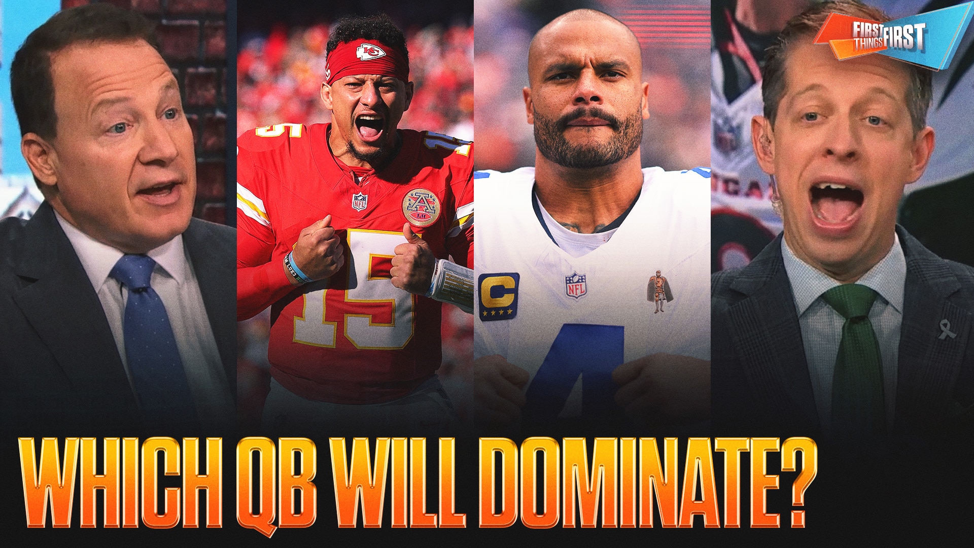 Mahomes or Dak — Who Will Lead Their Offense to Victory? 😤 | First Things First