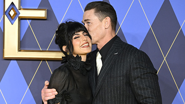John Cena Sweetly Kisses Wife Shay Shariatzadeh at ‘Argylle’ Premiere: PDA Photos