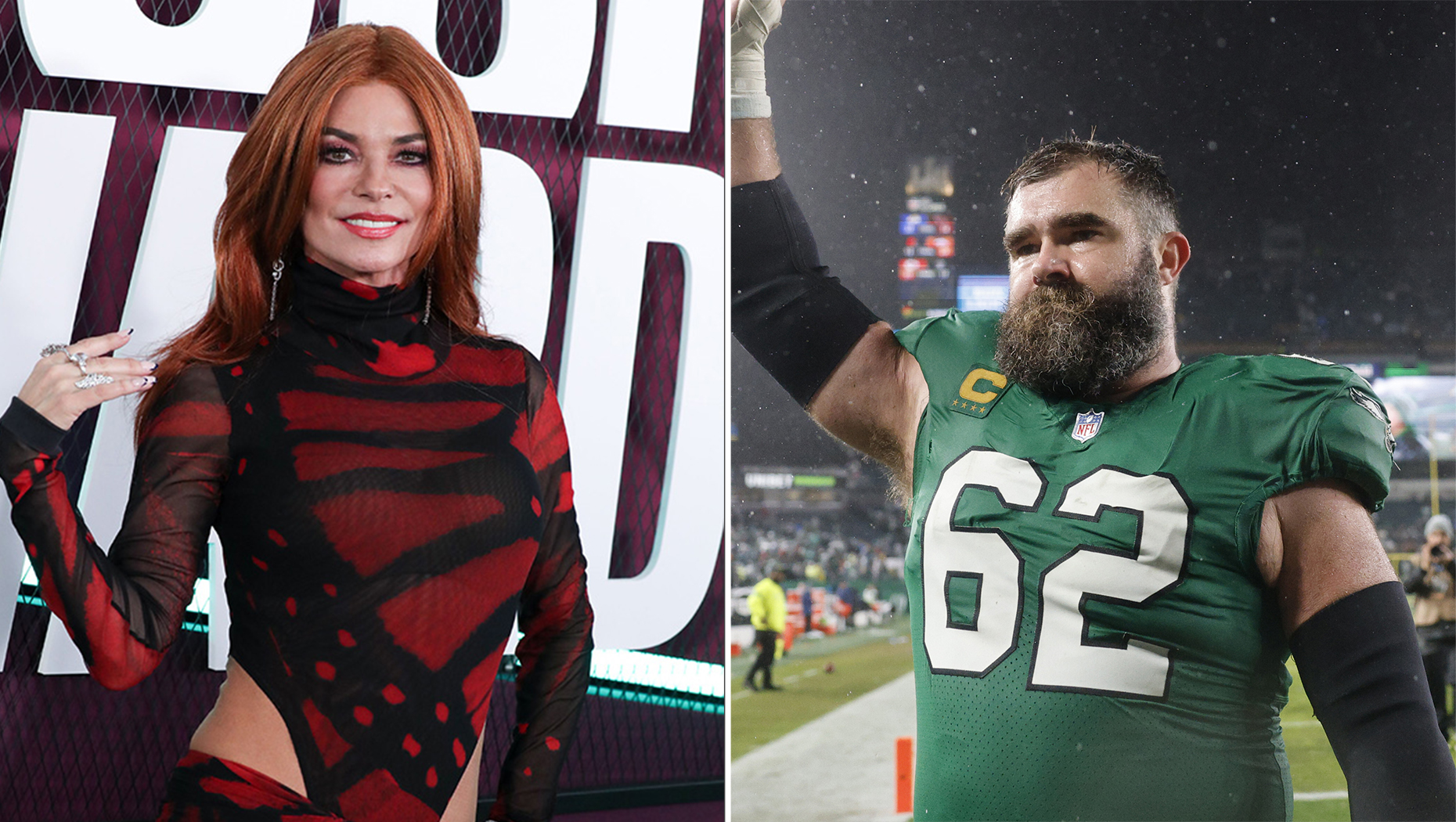 Shania Twain Hilariously Reacts to Shirtless Jason Kelce Meme: ‘Man I Feel Like a Woman’