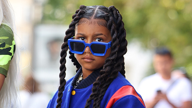 North West Paints Her Entire Face Pink &amp; Red for Valentine’s Day: Watch