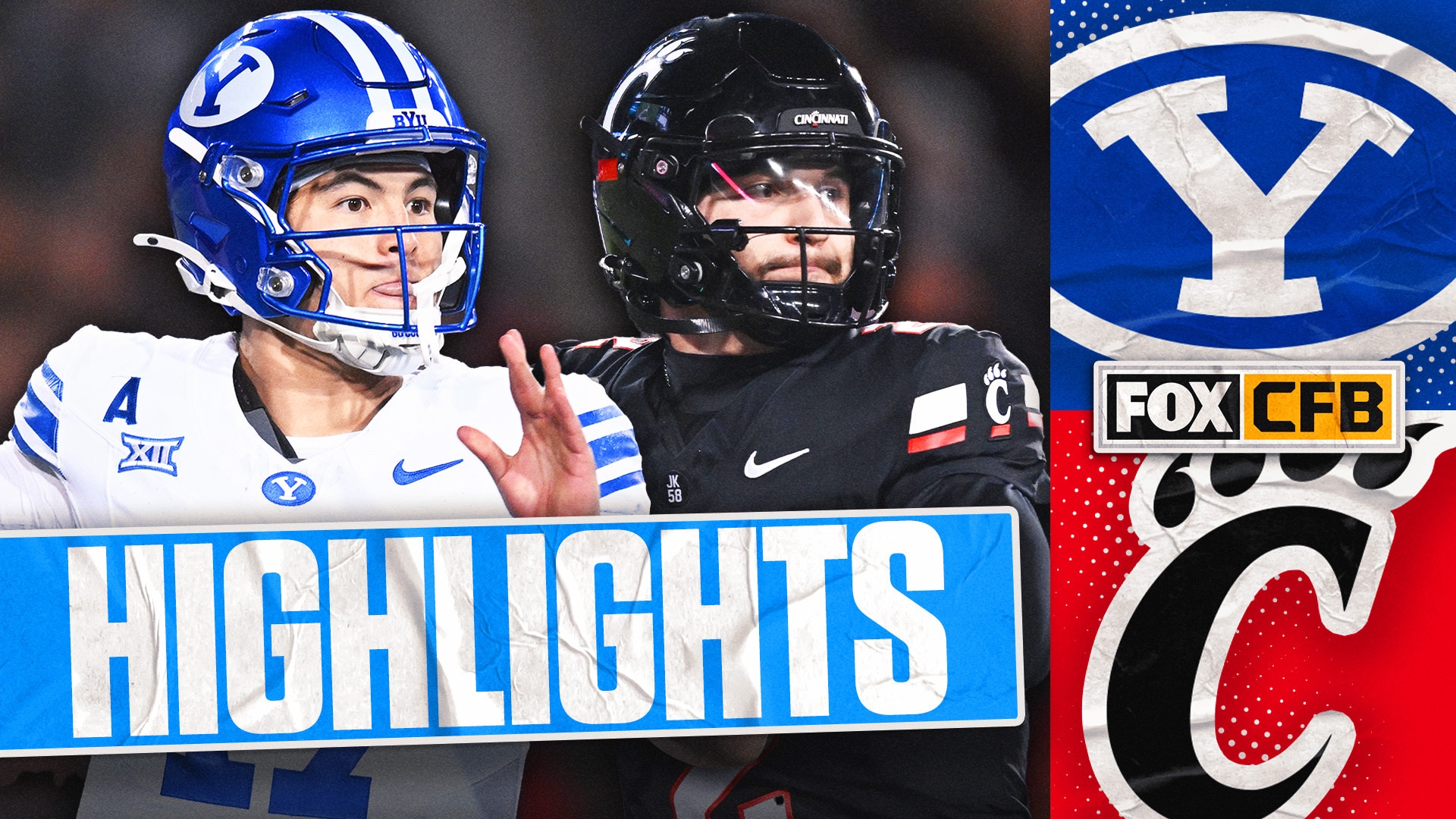 No. 11 BYU Cougars vs. Cincinnati Bearcats Highlights | FOX College Football