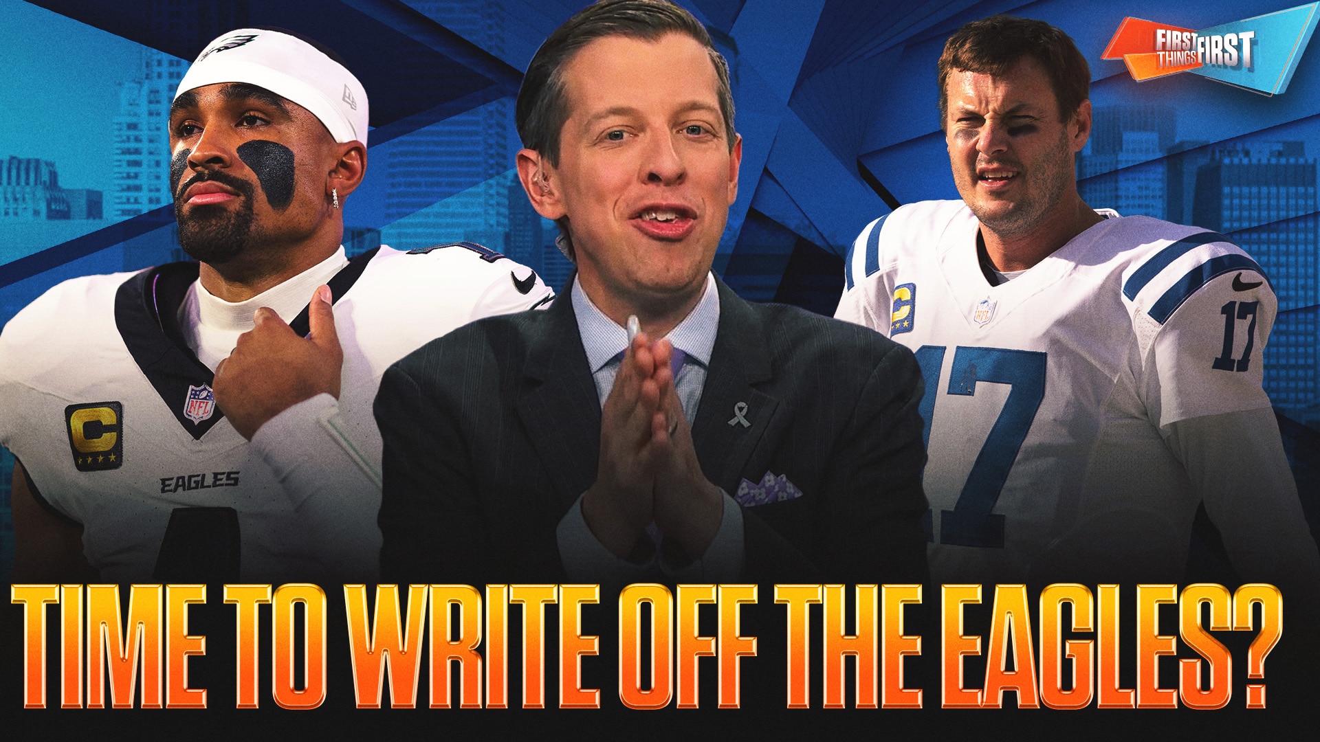 Is it time to write off the Eagles and what should we make of Philip Rivers signing with the Colts? | First Things First