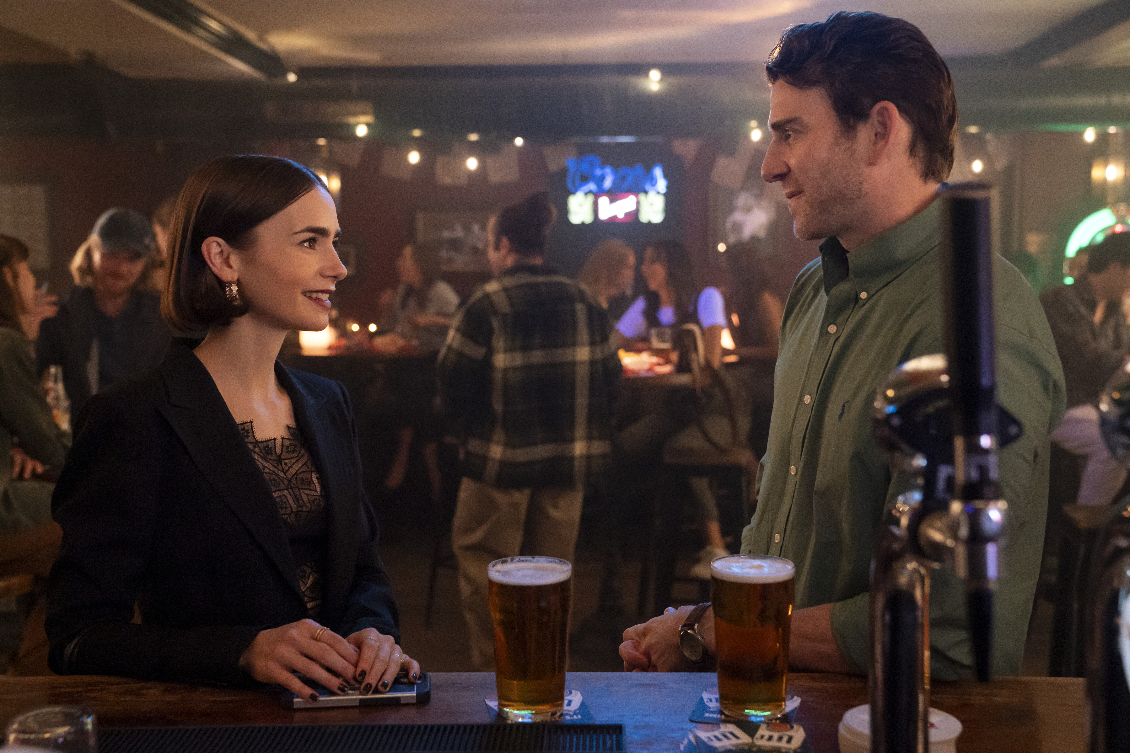 Emily in Paris' Lily Collins Teases Emily's Romantic Options in Season 6