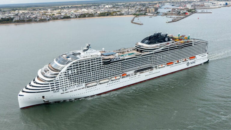 MSC World Asia Nears Delivery as Final Sea Trials End in France