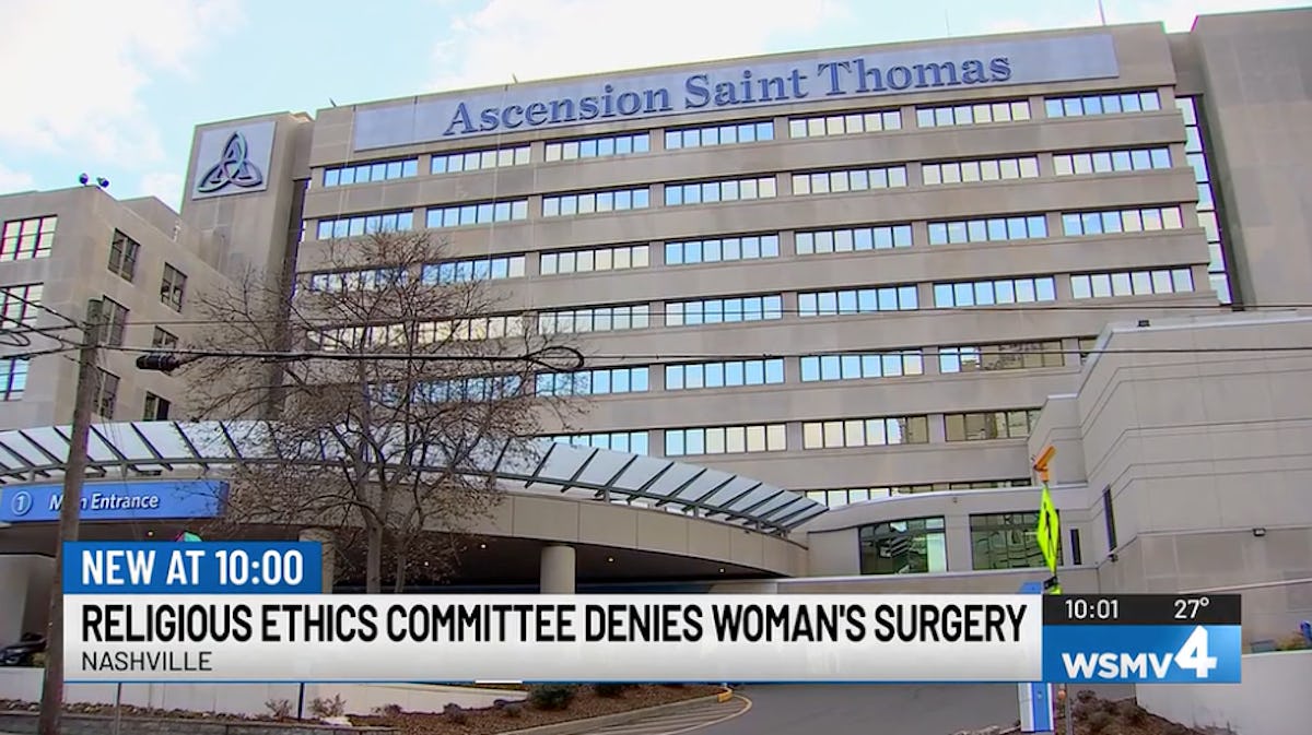 Hospital's Religious Ethics Committee Cancels Woman's Sterilization Procedire