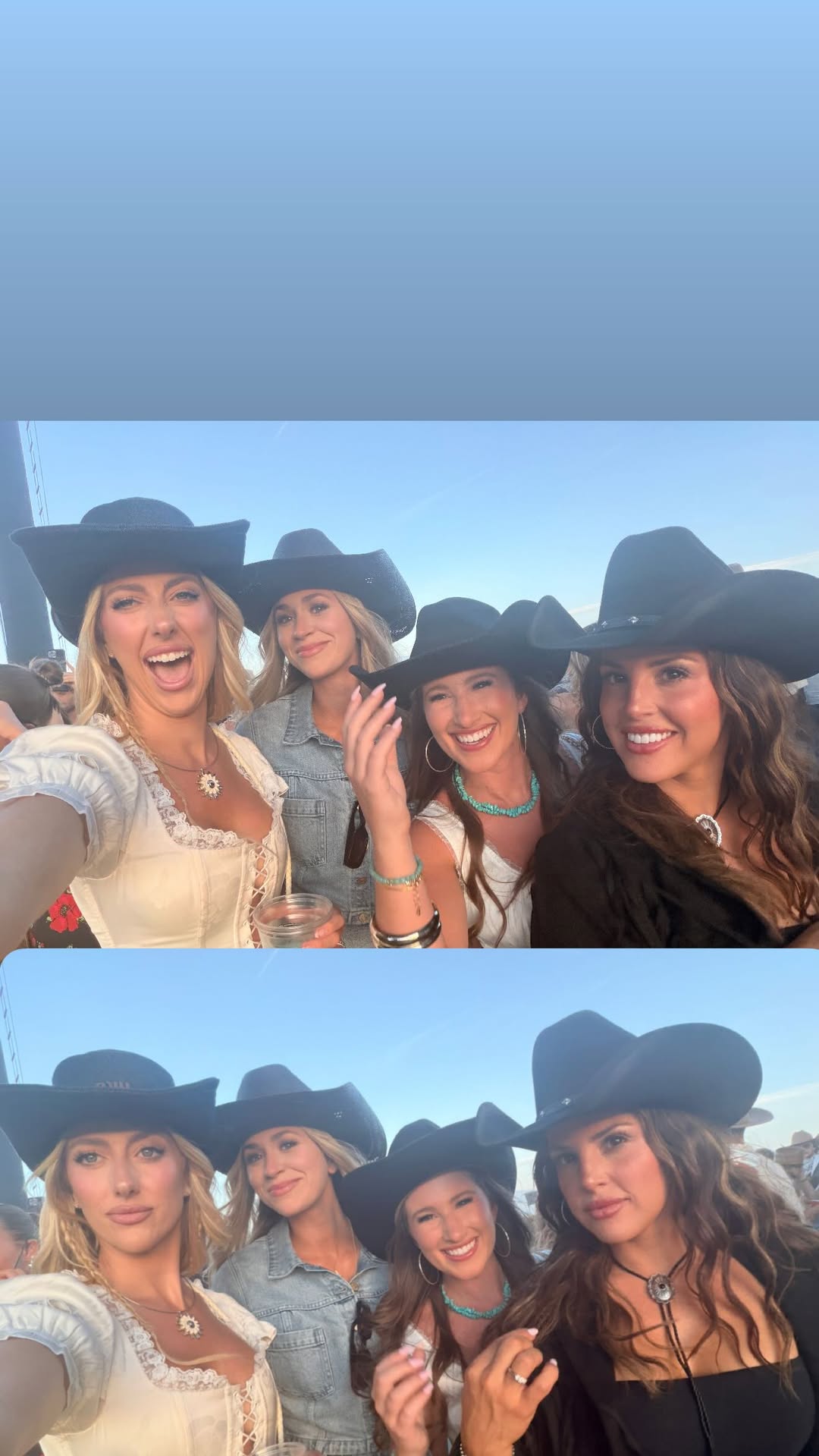 Brittany Mahomes Rocks Corset and Barely-There Lace Shorts at Stagecoach