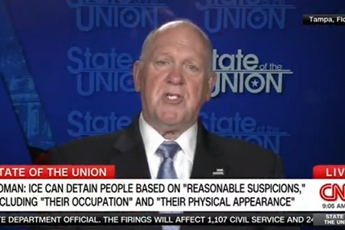 ‘Get out of here, you loser’: Border czar Tom Homan lays into heckler and later admits US citizens are swept up in raids