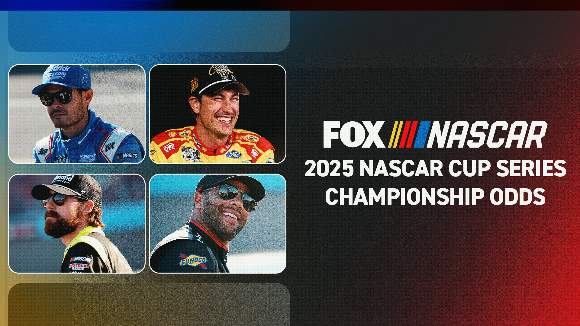2025 NASCAR Cup Series Championship Odds: Larson, Hamlin Tied as Favorites