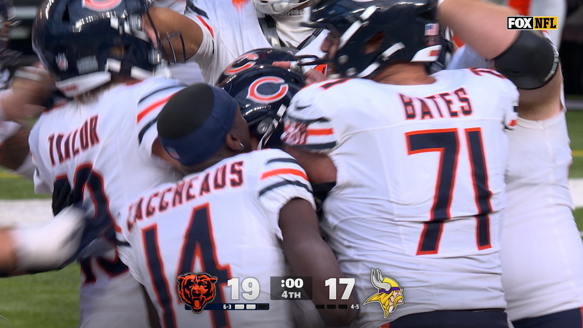 Cairo Santos drains 48-yard game-winning field goal, helping Bears defeat Vikings | NFL Highlights