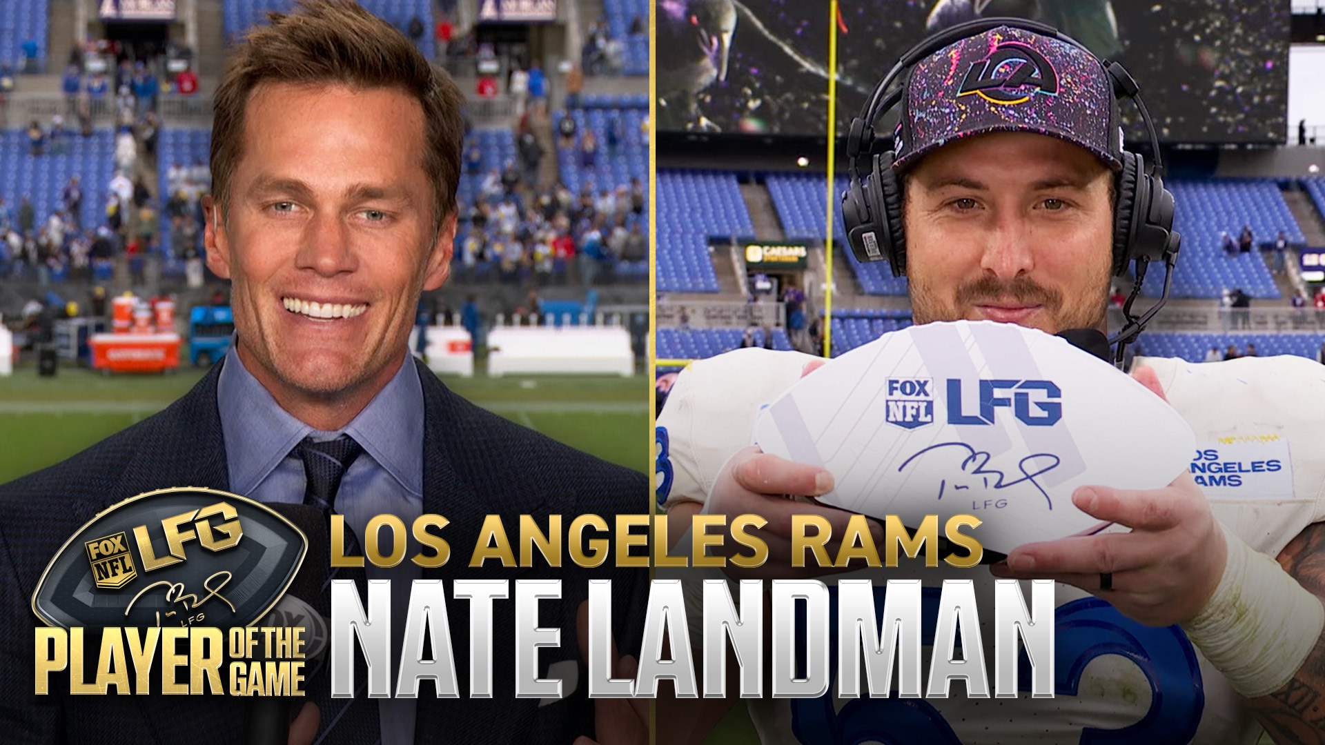 Tom Brady's LFG Player of the Game: Rams LB Nate Landman 🏆 Week 6 DIGITAL EXCLUSIVE