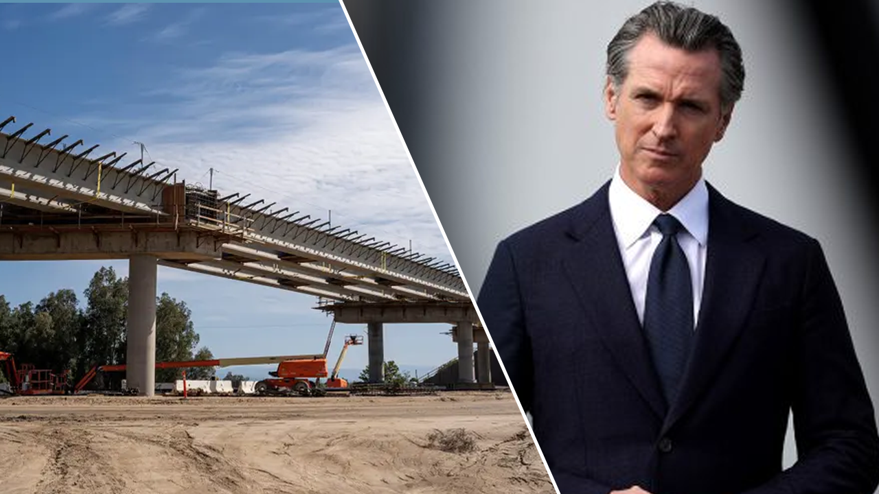 California sues over billions lost in high-speed rail funds as Newsom battles Trump administration