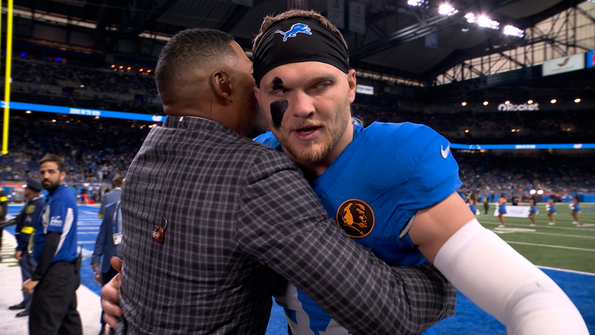 'I'm thankful for the opportunity to play football' — Lions DE Aidan Hutchinson on returning for Thanksgiving play vs. Packers