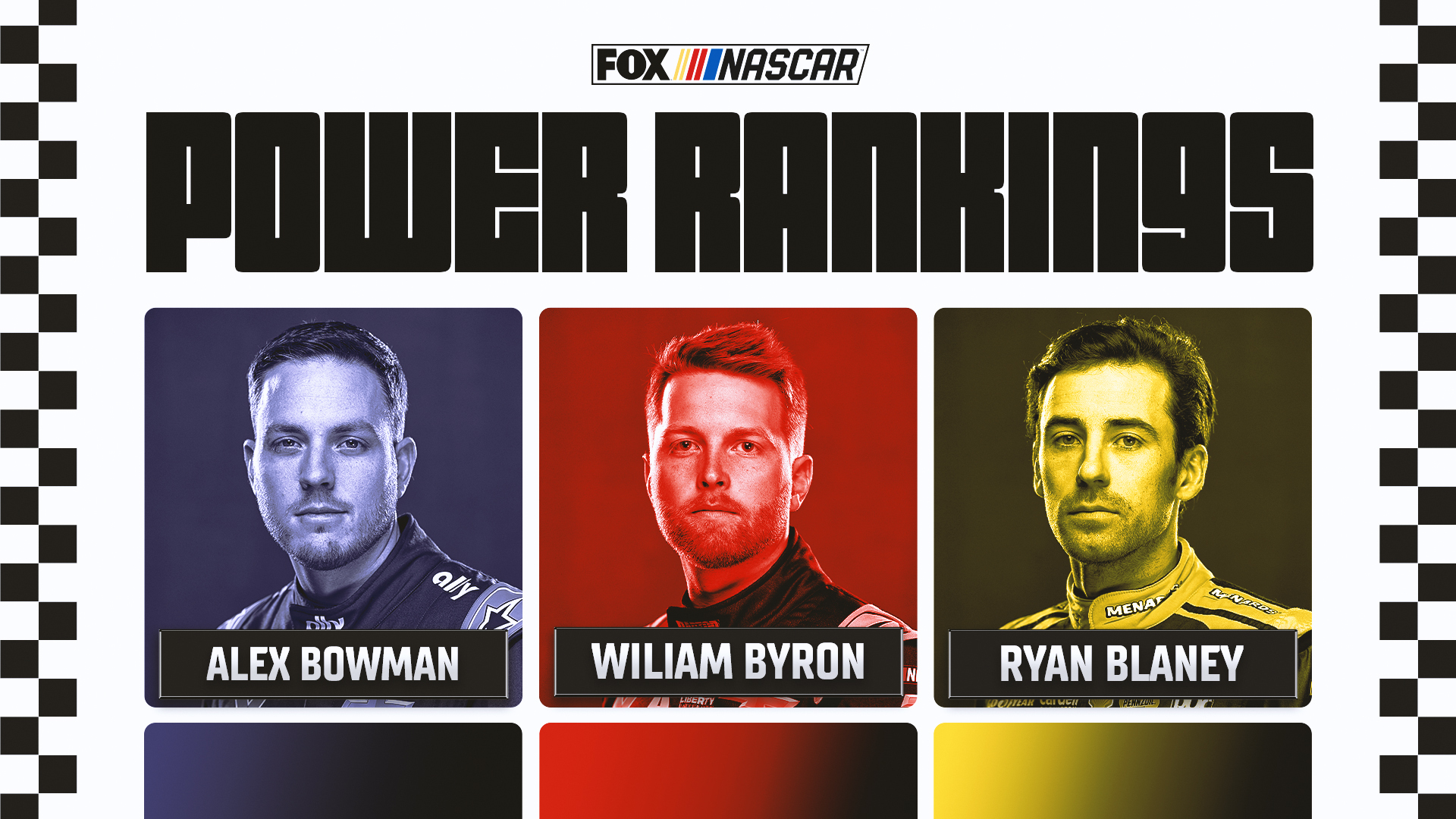 NASCAR Power Rankings: Ryan Blaney No. 1; Joey Logano, Alex Bowman Back In