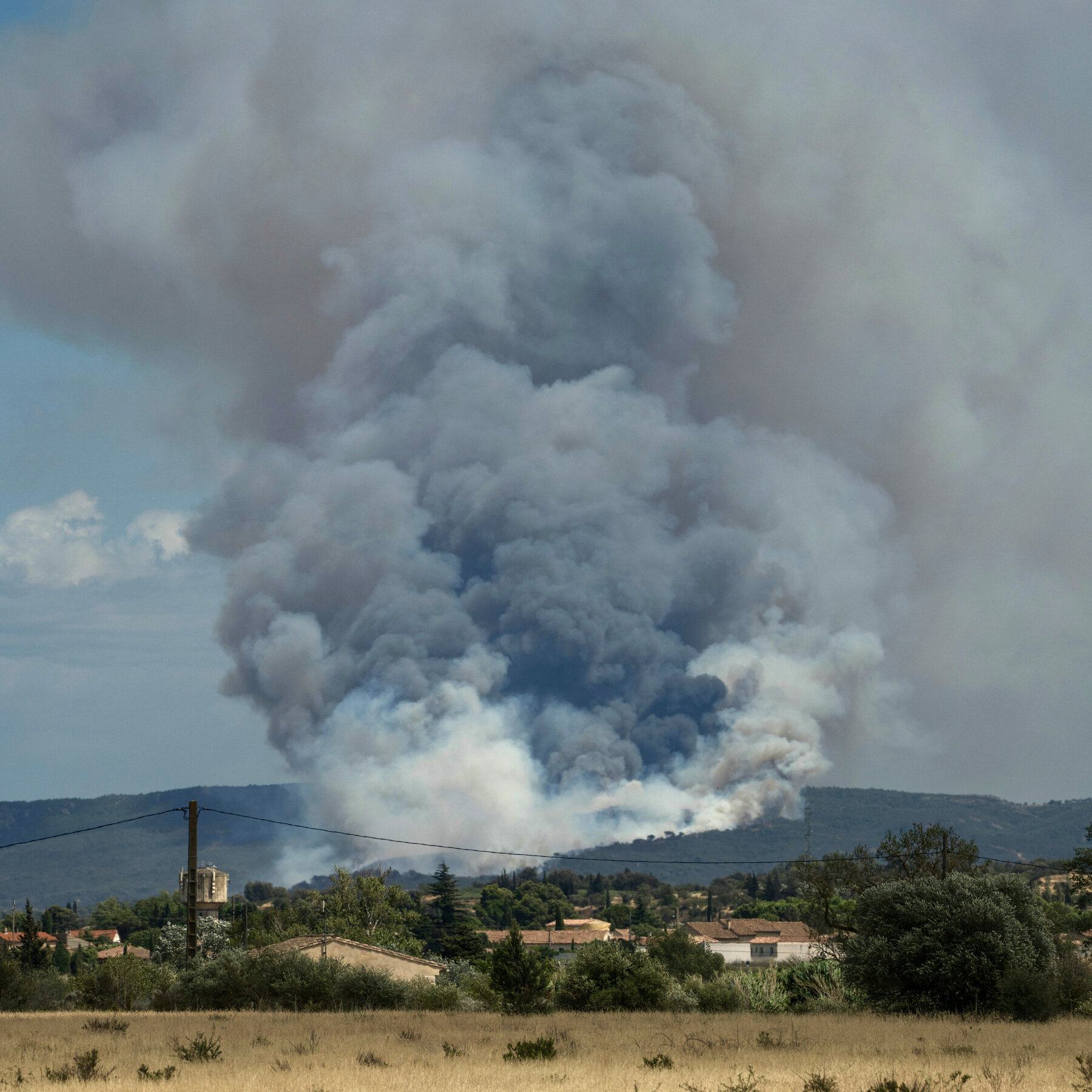 Wildfires Burn in Spain and France After Blistering Heat Wave