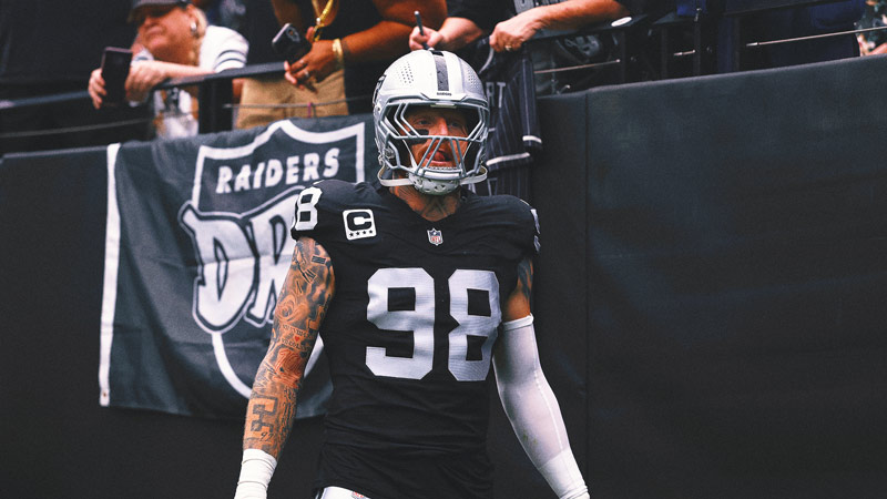 Maxx Crosby to Raiders Fans After Ravens Trade Snafu: 'I'm A Raider. I’m Back'