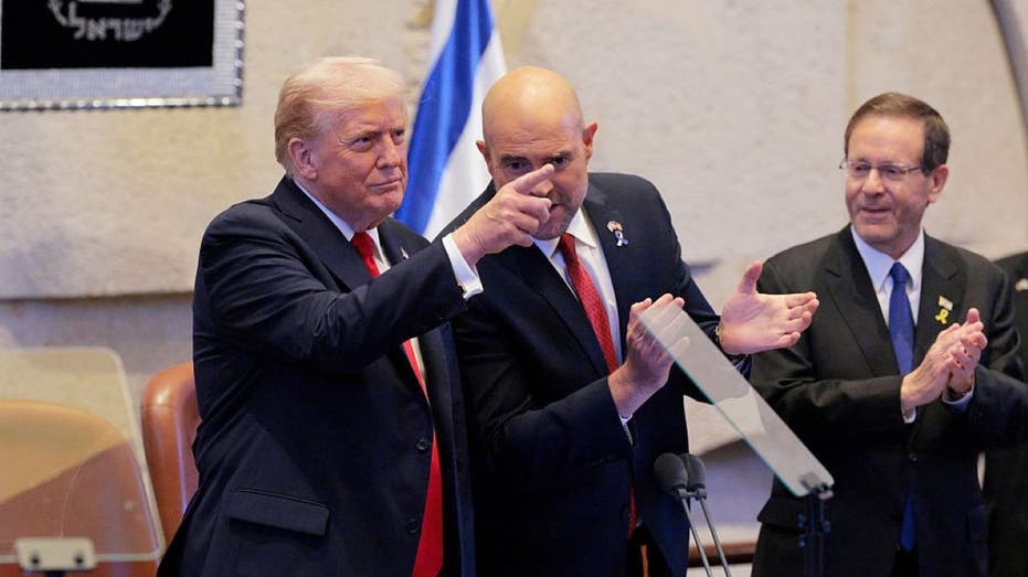 Trump heralds 'golden age of the Middle East' in address to Israeli Knesset hours after hostages come home