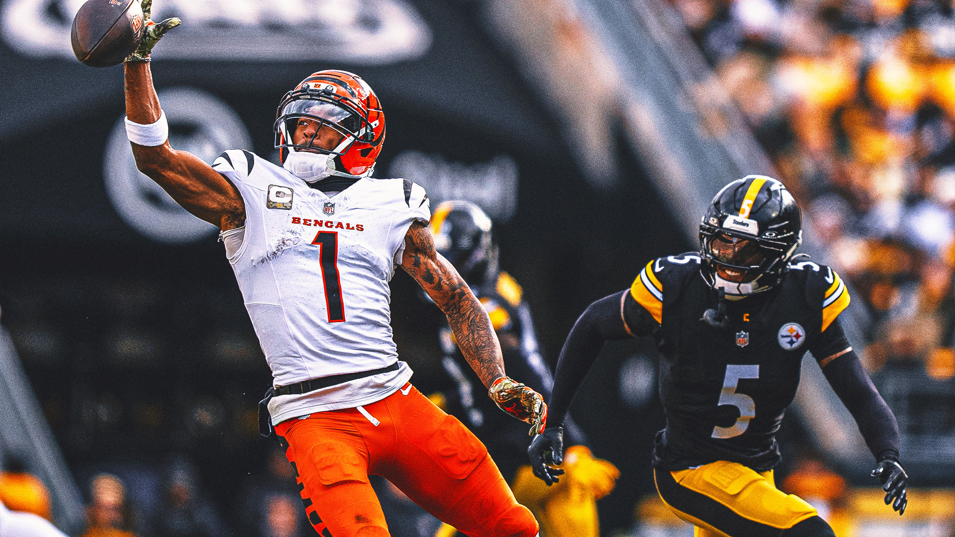 Steelers' Jalen Ramsey Claims Ja'Marr Chase Spit on Him, But Bengals WR Denies It