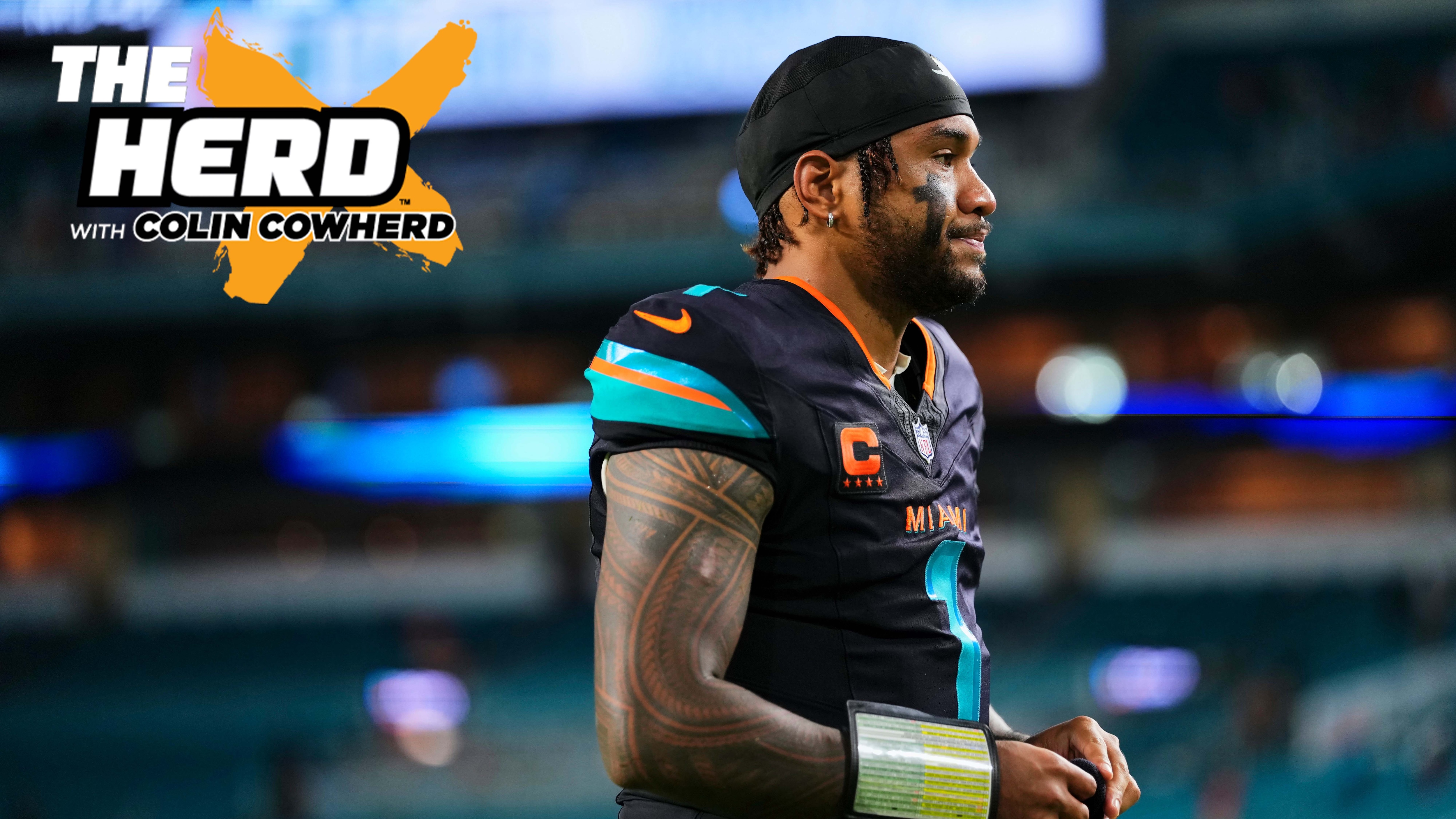 Dolphins beat Jets 27-21, Tyreek Hill out for season, Jets 0-4 start concerning? | The Herd