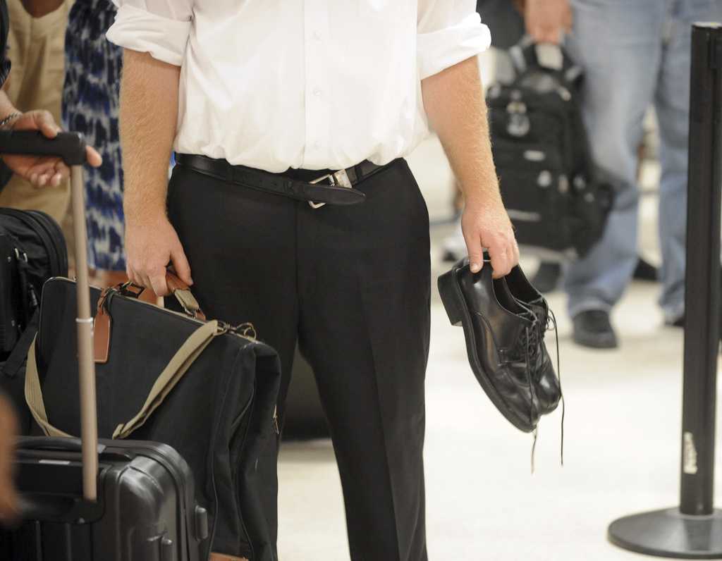 Travelers no longer have to remove their shoes during security screenings at certain US airports