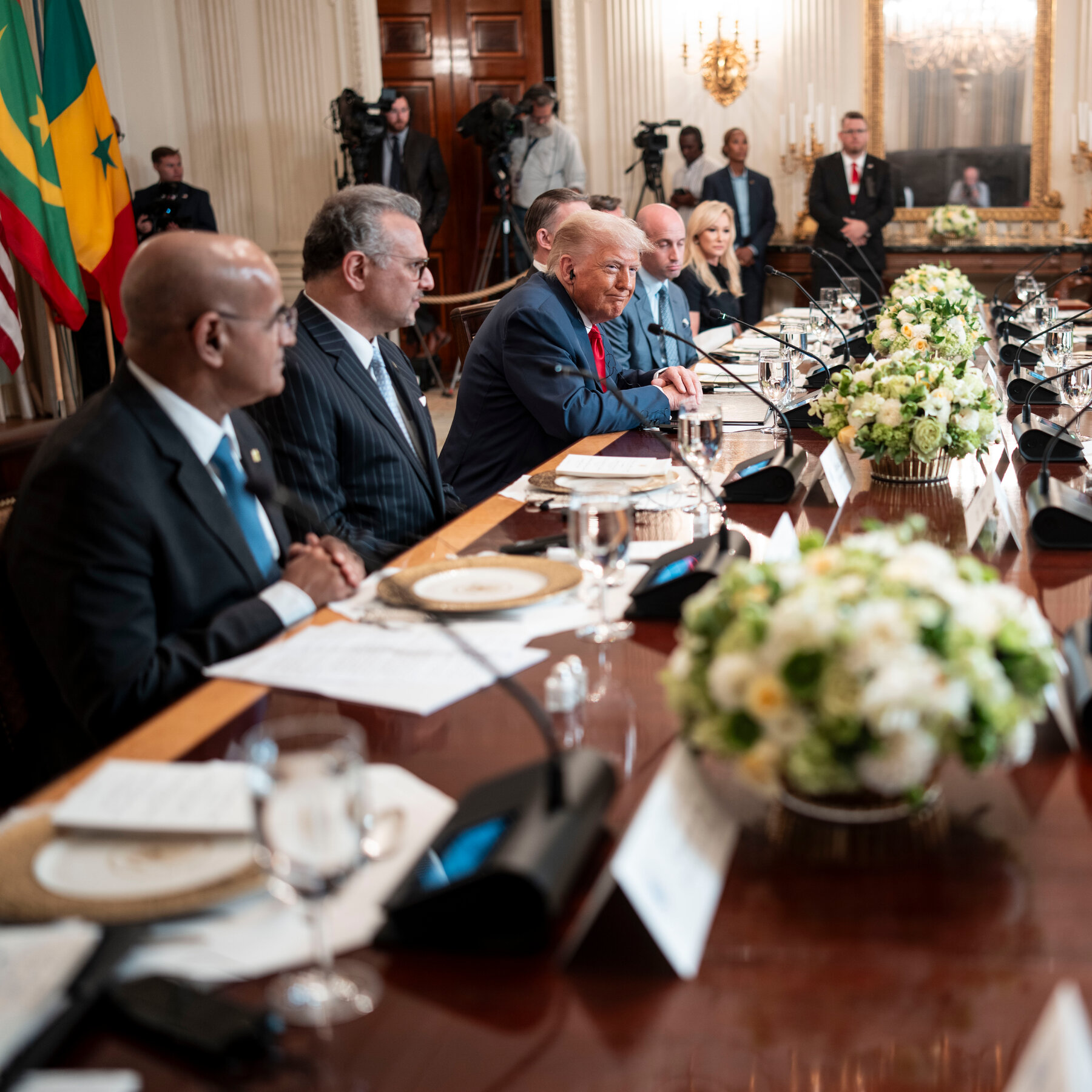 Trump Discusses Economic Investment With African Leaders at White House Meeting