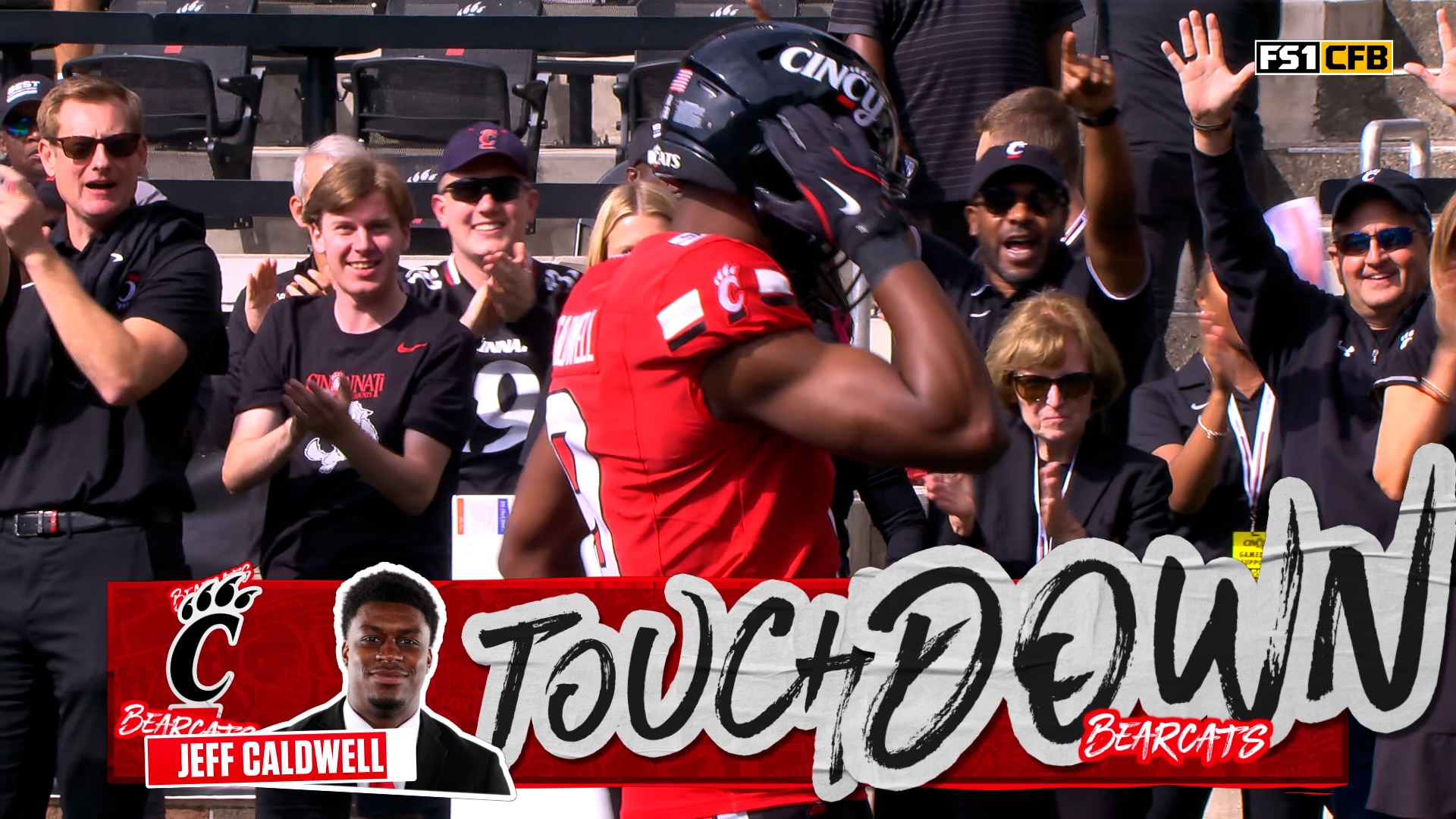 Brendan Sorsby finds Jeff Caldwell for a 40-yard TD, giving Cincinnati early lead over UCF