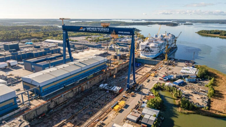 Another Royal Caribbean Giant Starts Rising in the Turku Shipyard