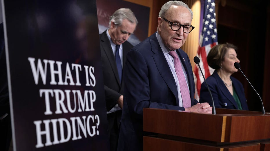 Schumer accuses DOJ of breaking the law over redacted Epstein files