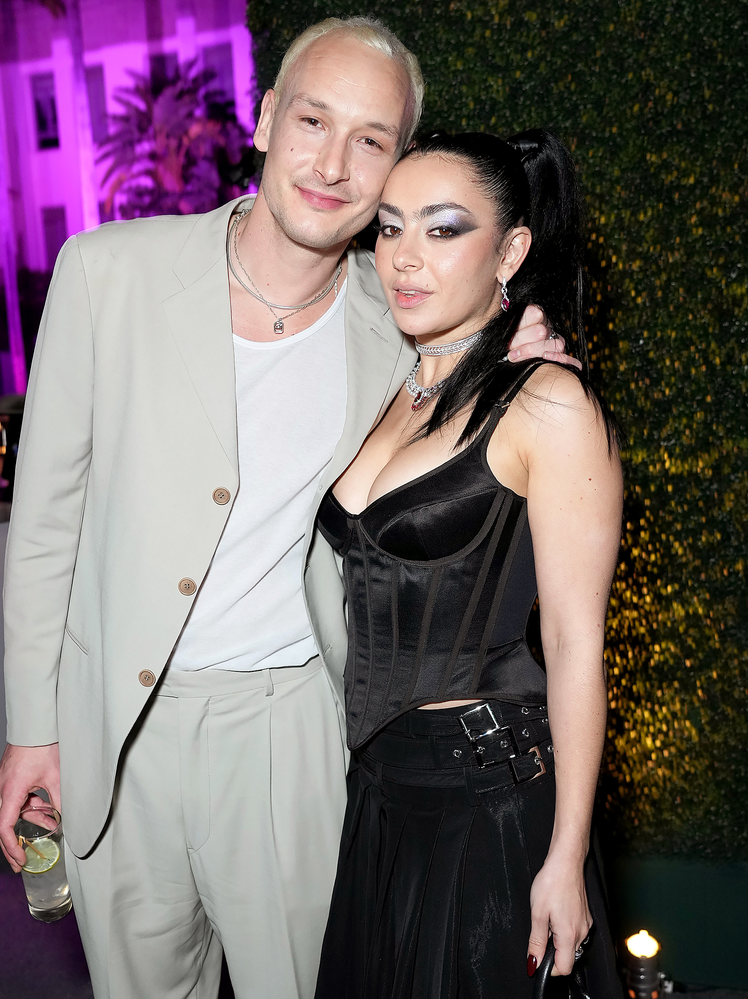 Charli XCX and Husband George Daniel Have Glam Date Night at Golden Globes