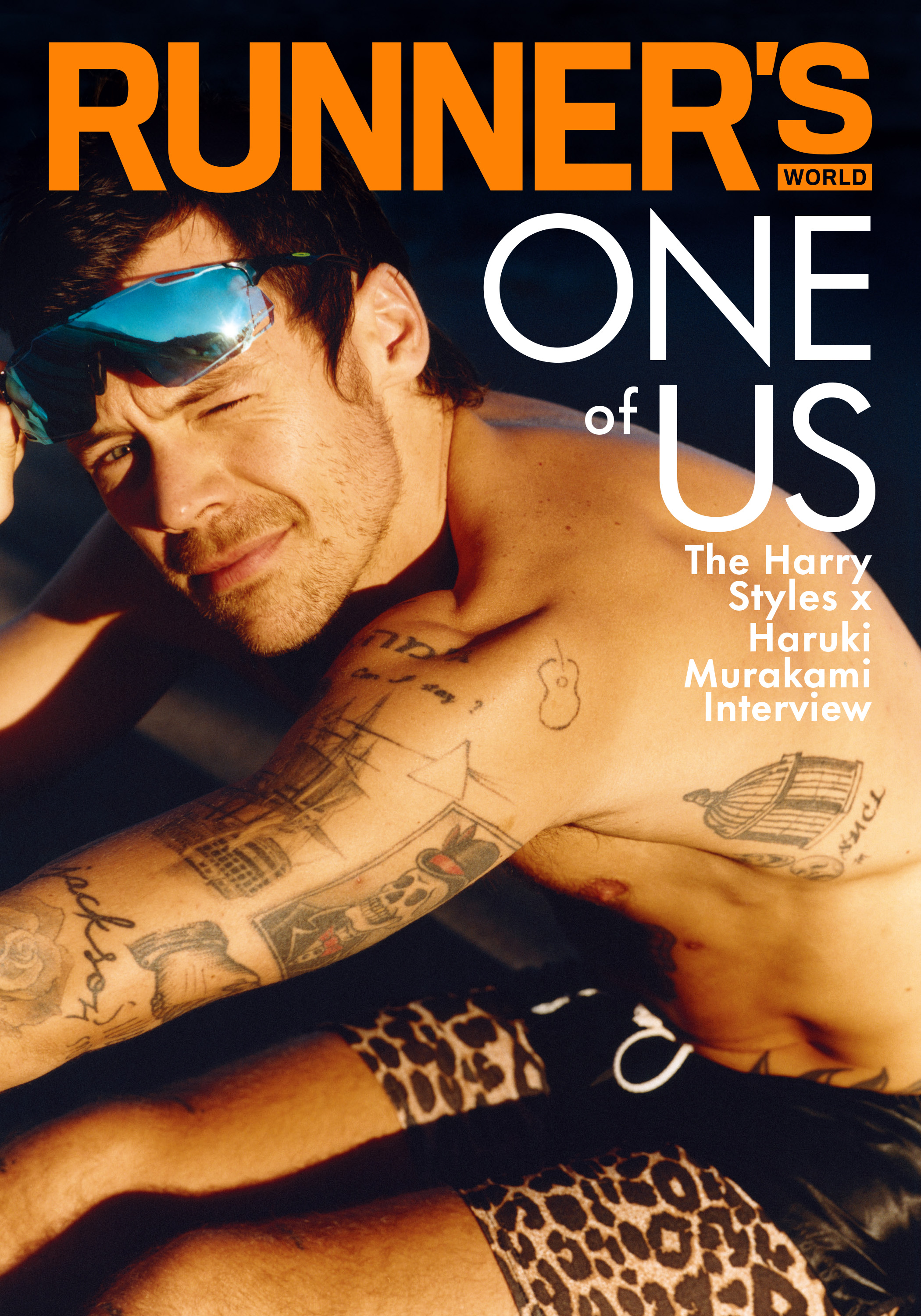 Harry Styles Goes Shirtless for 'Runner's World,' Breaks Down Marathon Prep