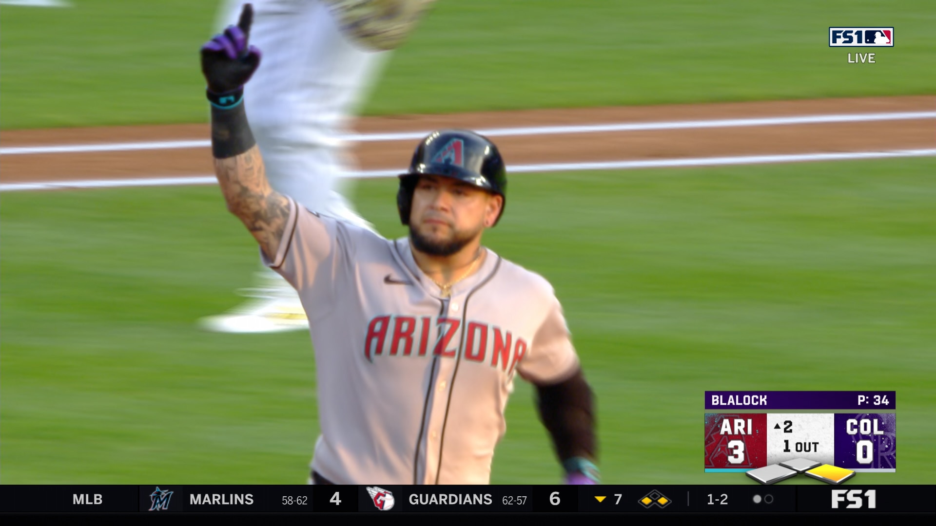 Jose Herrera smashes two-run homer, extending Diamondbacks' lead over Rockies