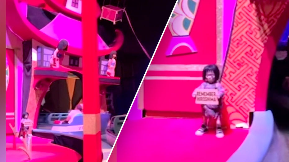 Business owner behind mysterious 'Remember Hiroshima' protest doll at Disneyland’s 'Small World' ride revealed