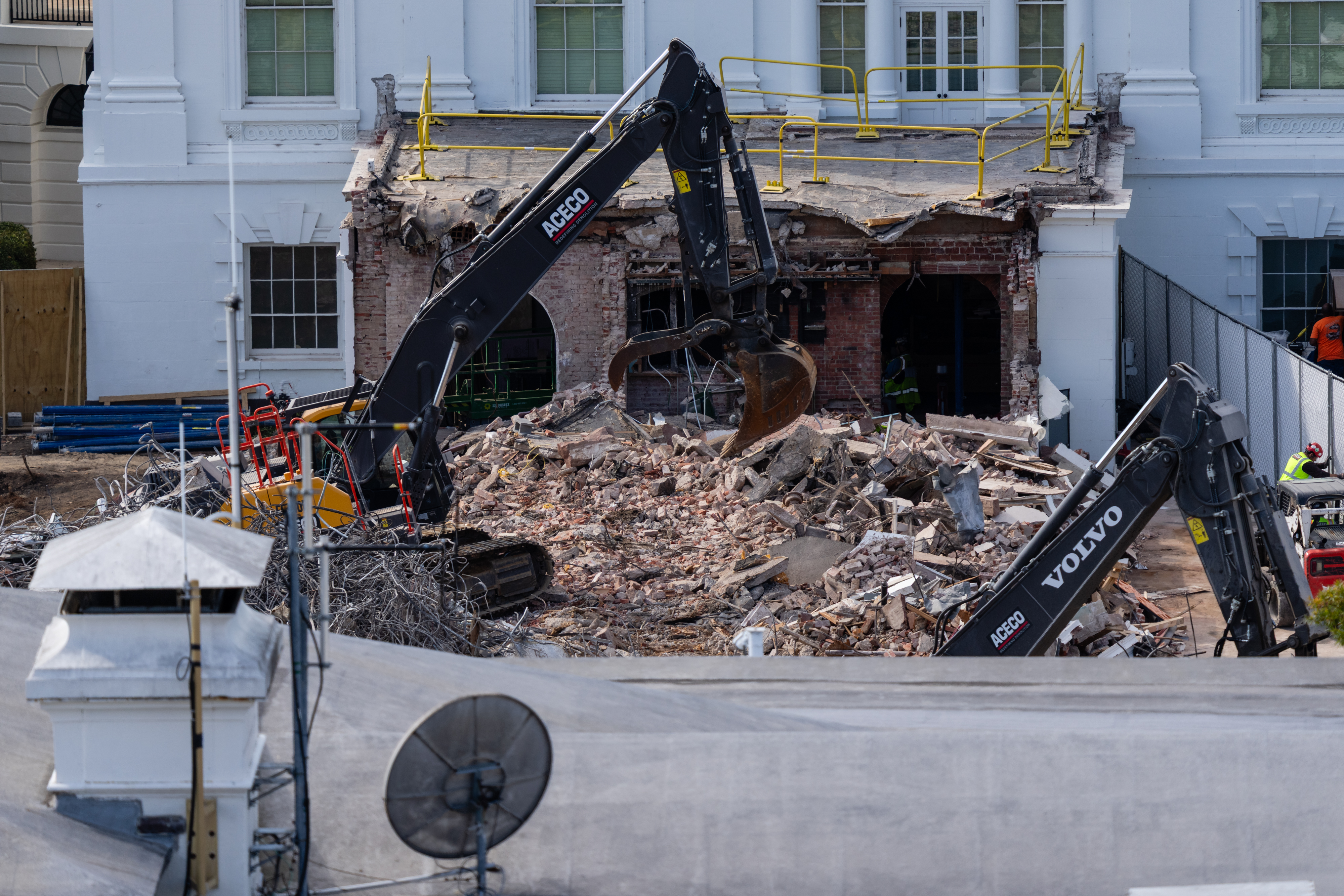 Trump’s East Wing demolition is nothing like previous White House renovations