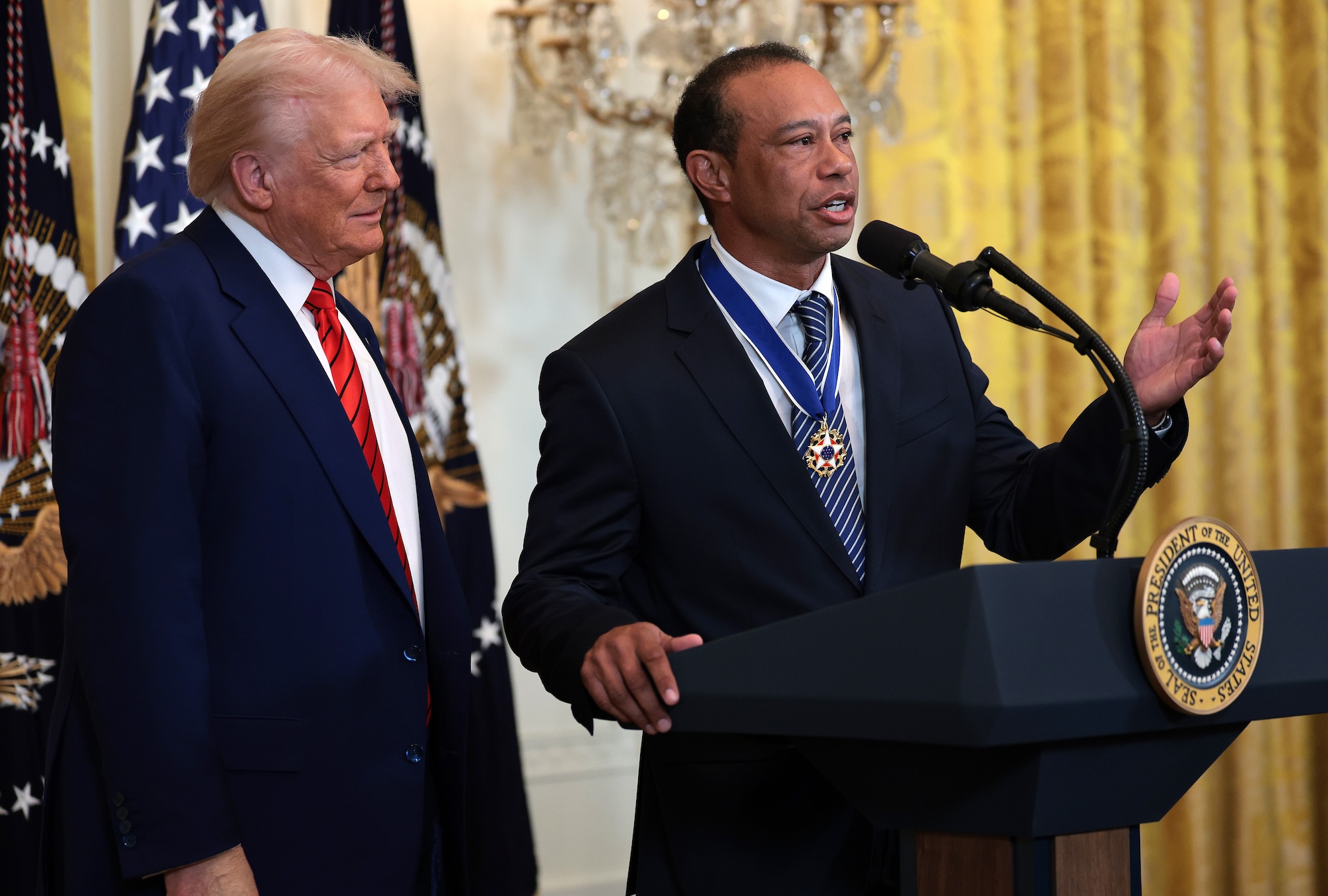 Trump Reacts to Tiger Woods' DUI, Says Golf Star Has Some 'Difficulty'