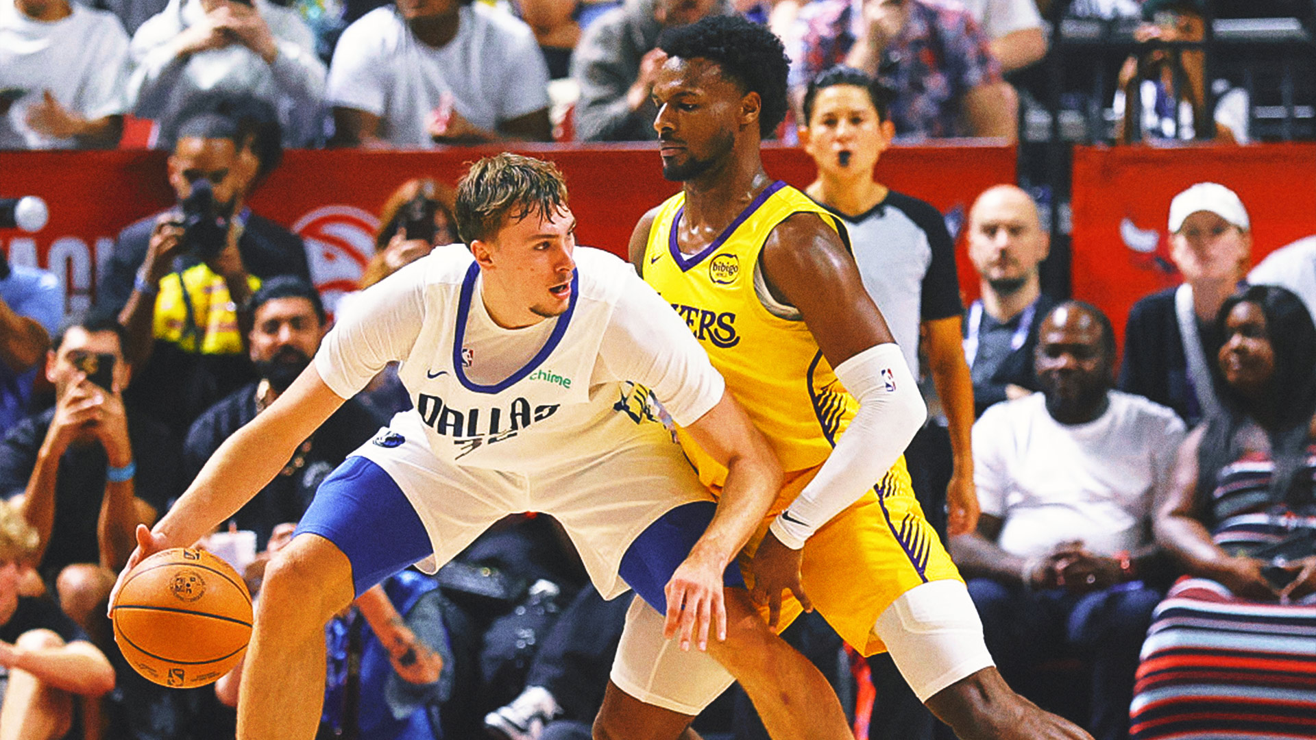 Cooper Flagg Makes Professional Debut at NBA Summer League vs. Bronny James