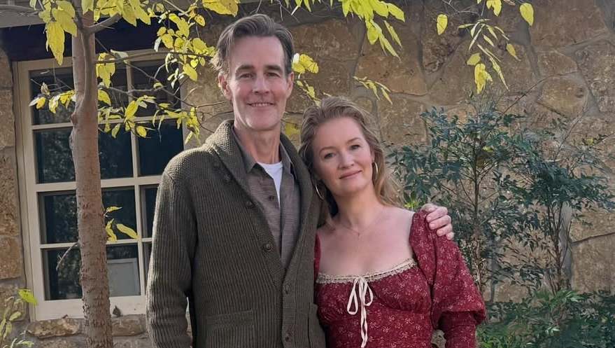 James Van Der Beek Hugs Wife Kimberly After Addressing Weight Loss