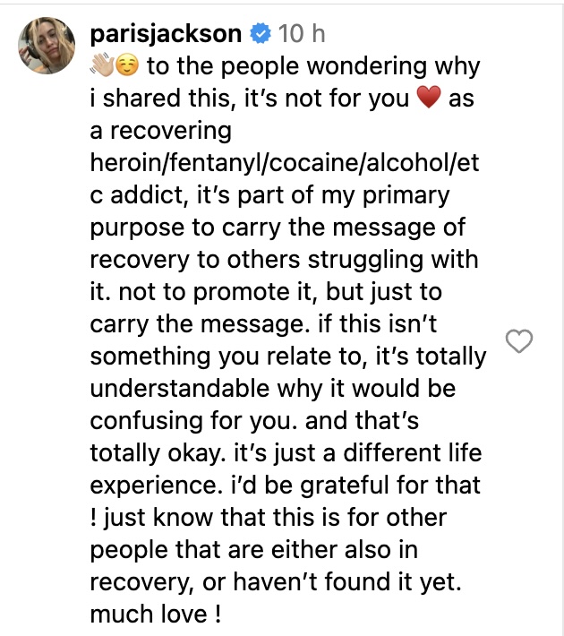 Paris Jackson Clarifies Why She Went Public About Her Perforated Septum