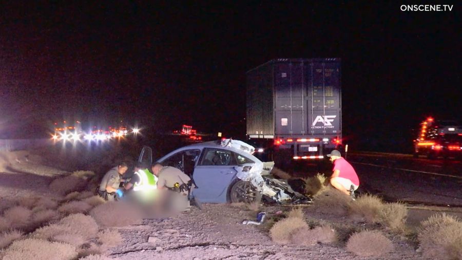 Shocking footage captures fatal 15 Freeway crash in Barstow