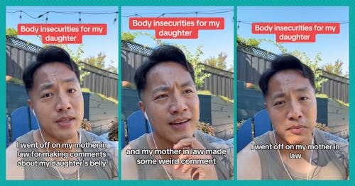Dad Calls Out Mother-In-Law After Body Shaming Daughter's Stomach