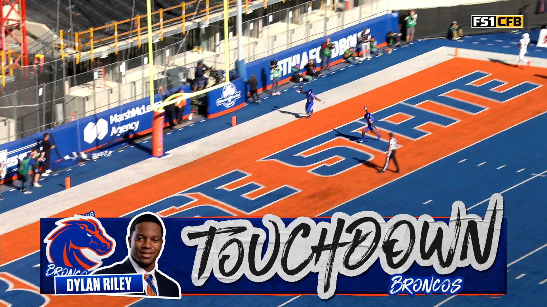 Boise State’s Dylan Riley rushes 49-yard TD, extending lead over UNLV