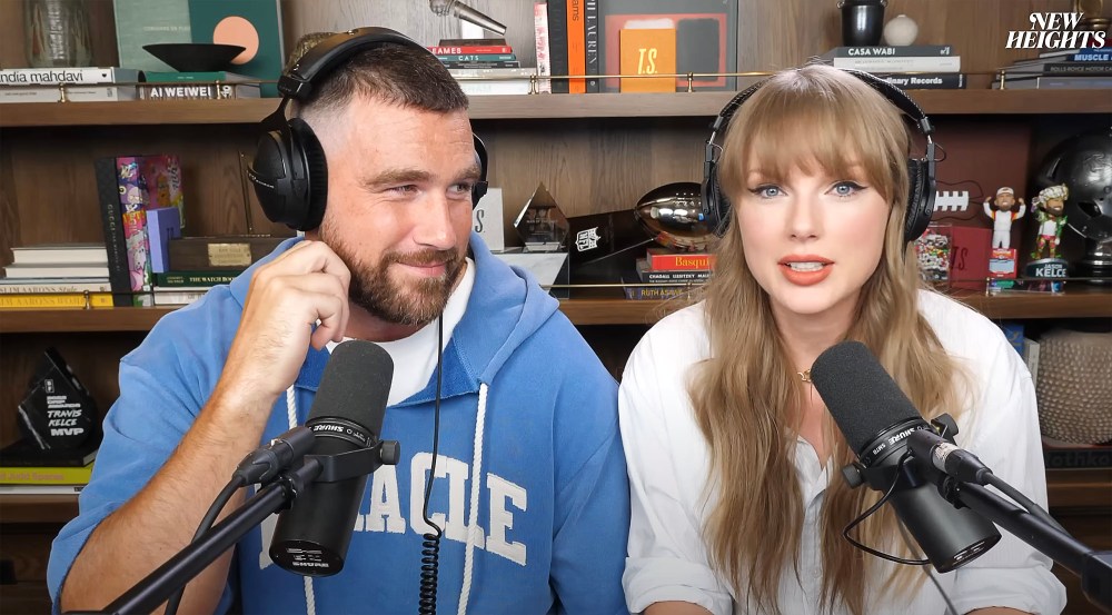 'New Heights' Shares BTS of Taylor Swift and Travis Kelce Before Podcast