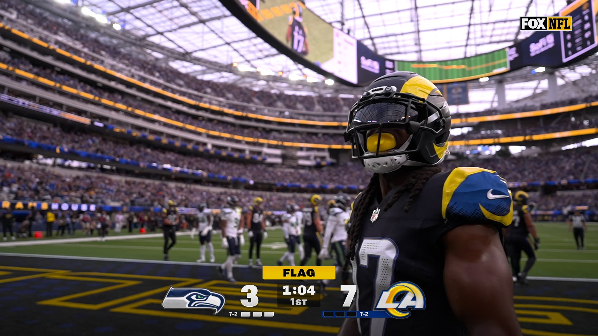 Davante Adams gets 1,000th career reception on One-yard TD that extends Rams’ lead over Seahawks