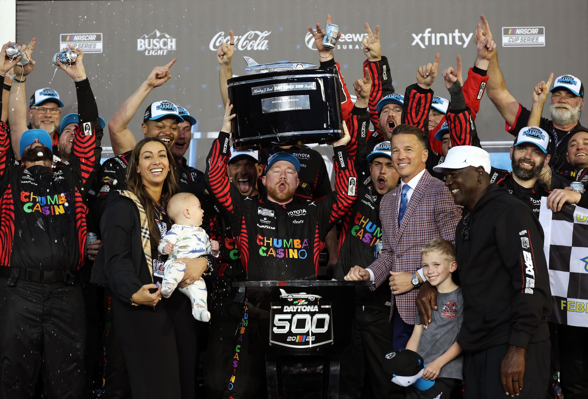 NASCAR’s Tyler Reddick Addresses Viral Video of Son With Michael Jordan