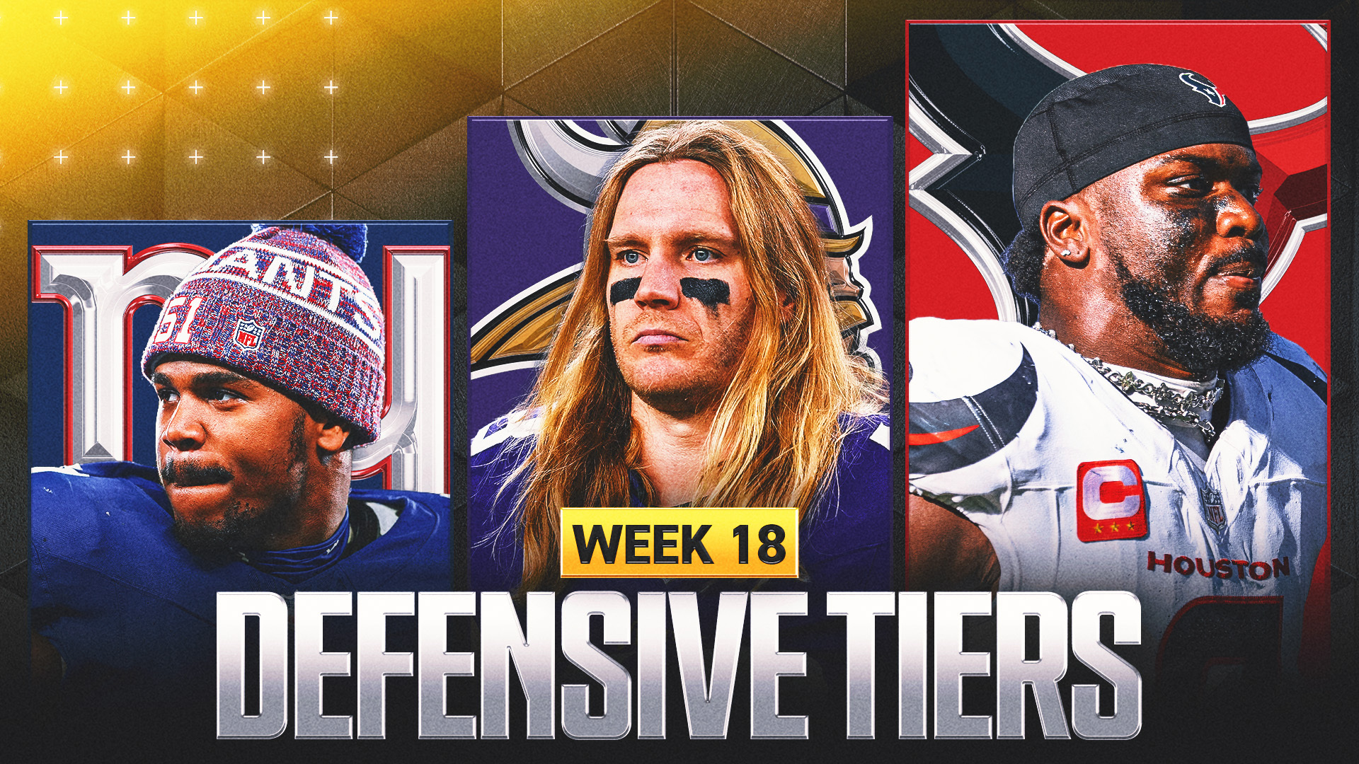 2025 NFL Defensive Tiers Week 18: Texans in Top Form; Giants Finishing Strong
