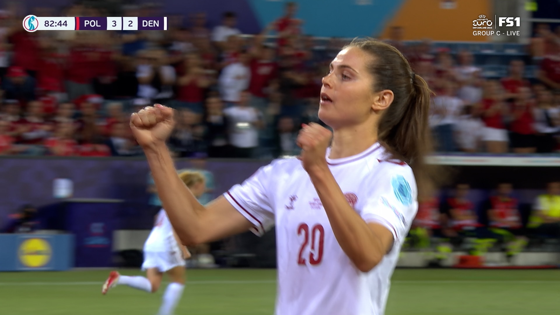 Signe Bruun pulls one back for Denmark to trim deficit to 3-2 against Poland